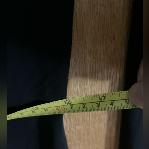 NWT $140 Michael Kors black V neck dress with metal ring accent. Stretchy. Sz M. - Picture 11 of 15